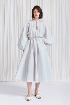 The Sonnet Dress in White Linen Blend – palmer//harding