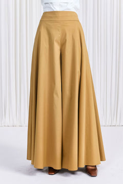 The Clarity Trouser in Gold Sateen Cotton – palmer//harding