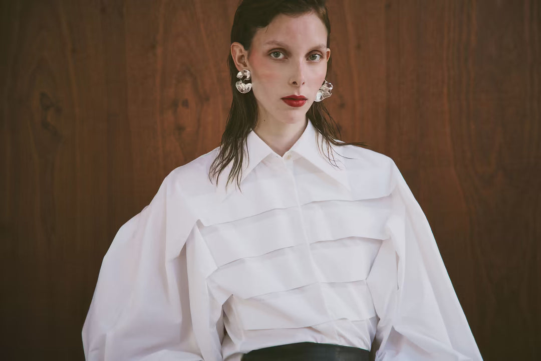 Women's shirts by palmer//harding, sculptural shirting designed in London
