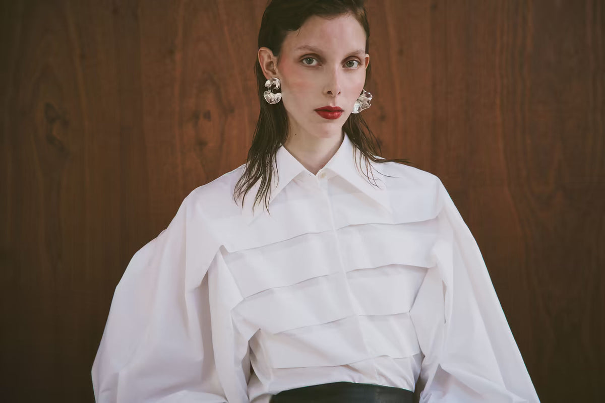 Women's shirts by palmer//harding, sculptural shirting designed in London