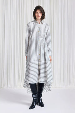 The Prosperity Dress in Striped Cotton Poplin – palmer//harding