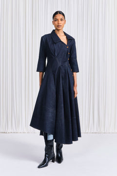 The Hold Close Dress in Indigo Denim – palmer//harding