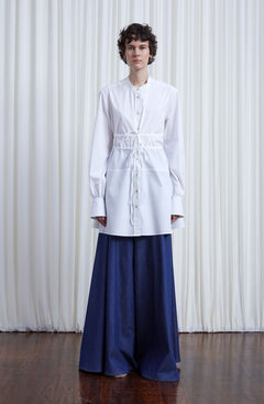 The Clarity Tunic in White Cotton Twill – palmer//harding
