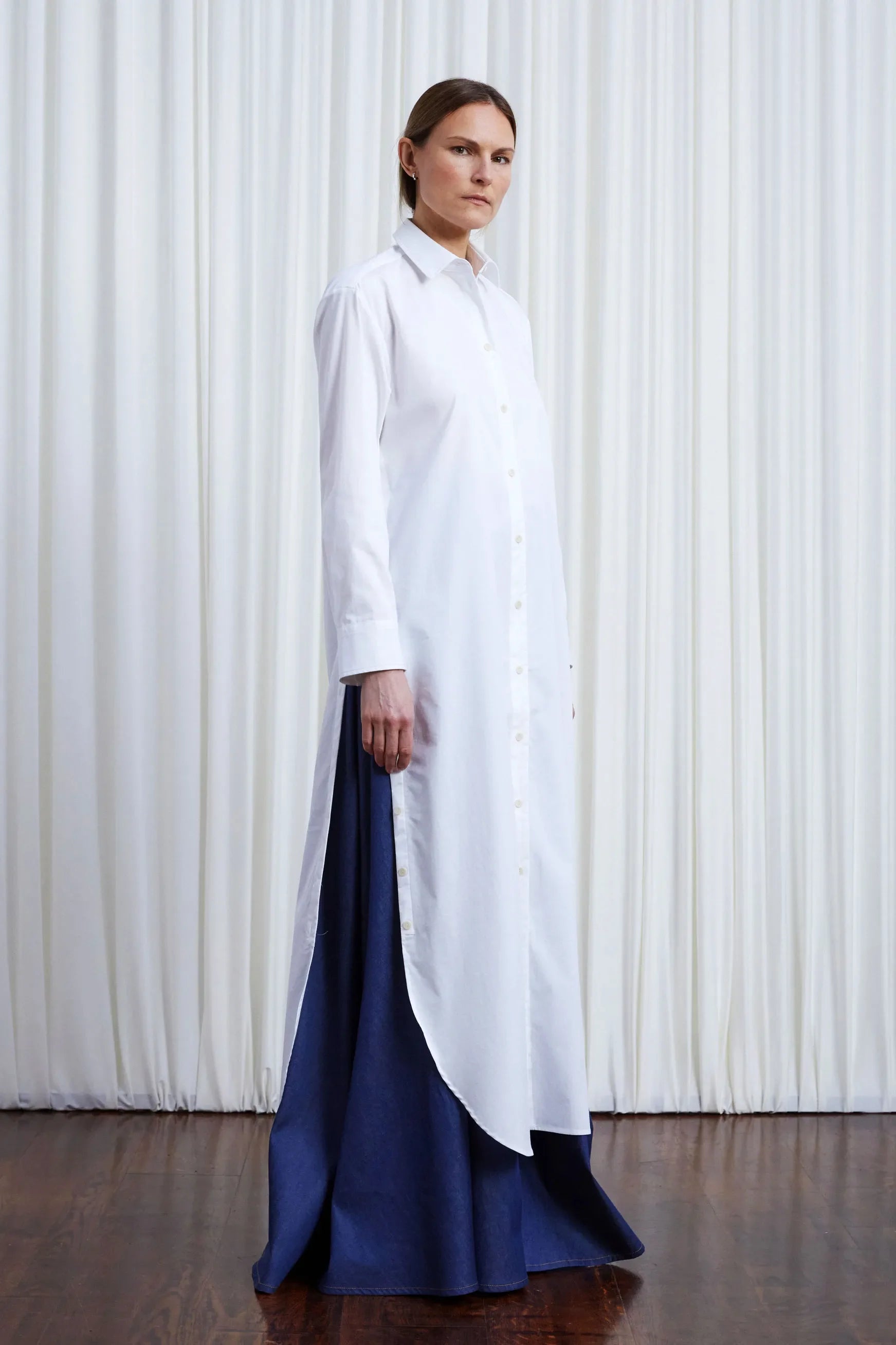 palmer//harding  ロンドン  シャツドレス　シャツ　ワンピース The Contour Dress – palmer//harding