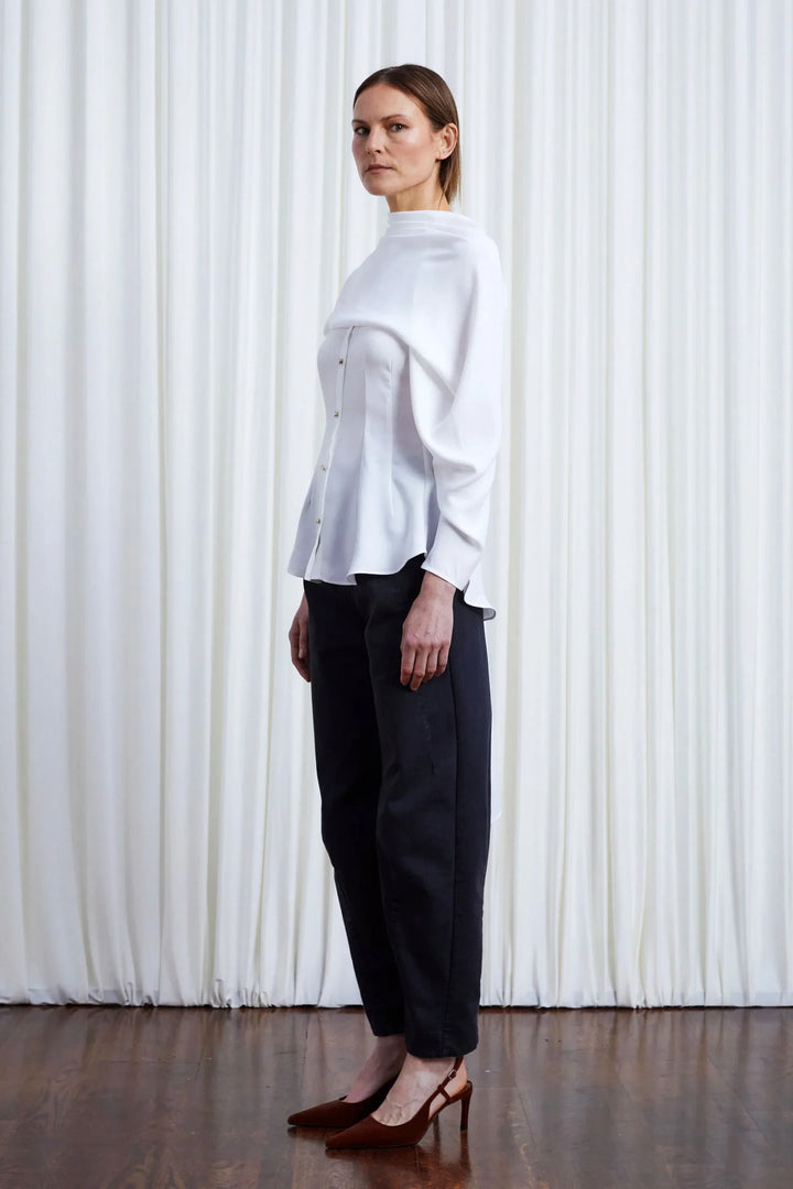 In Your Arms Shirt, Ivory Crepe