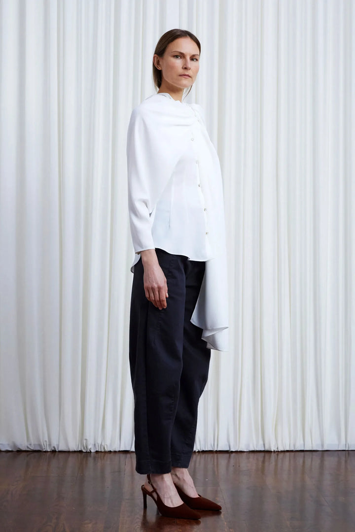 In Your Arms Shirt, Ivory Crepe