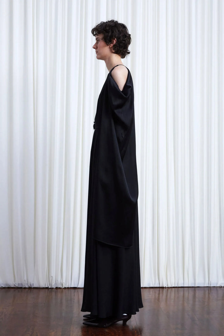 In Your Arms Dress, Black Crepe