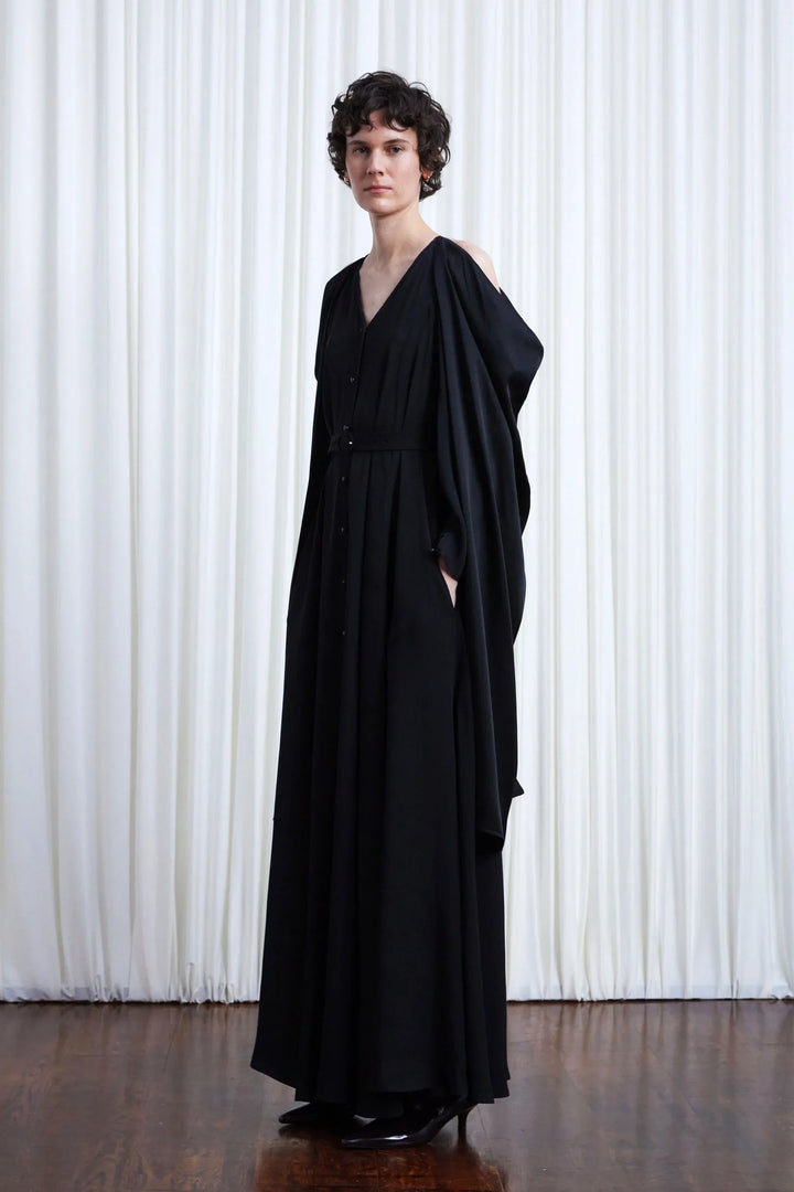 In Your Arms Dress, Black Crepe