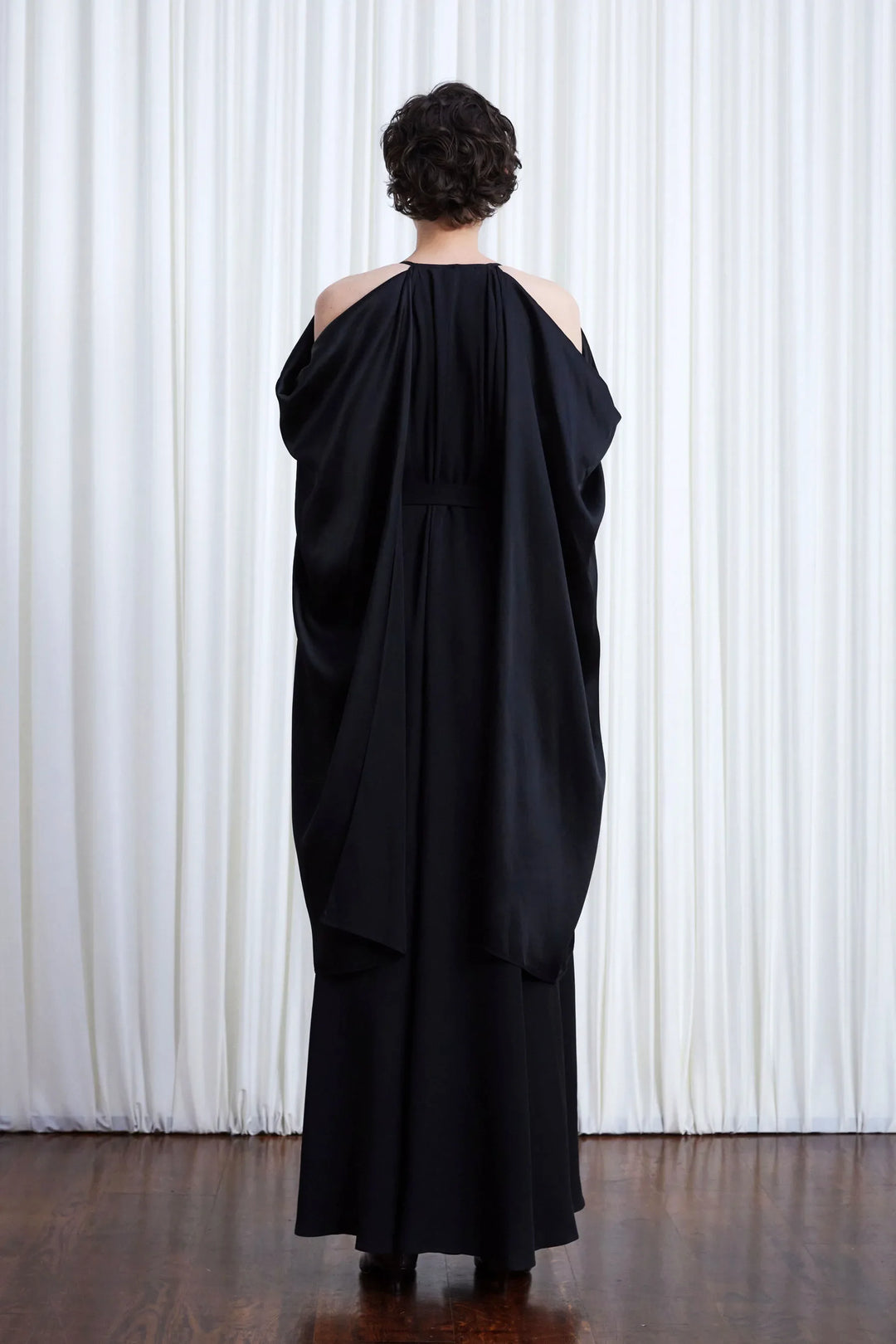 In Your Arms Dress, Black Crepe