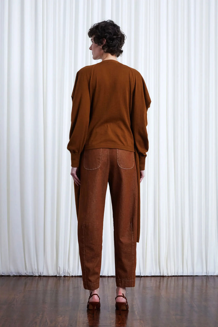 In Your Arms Cardigan, Tobacco Cotton Cashmere