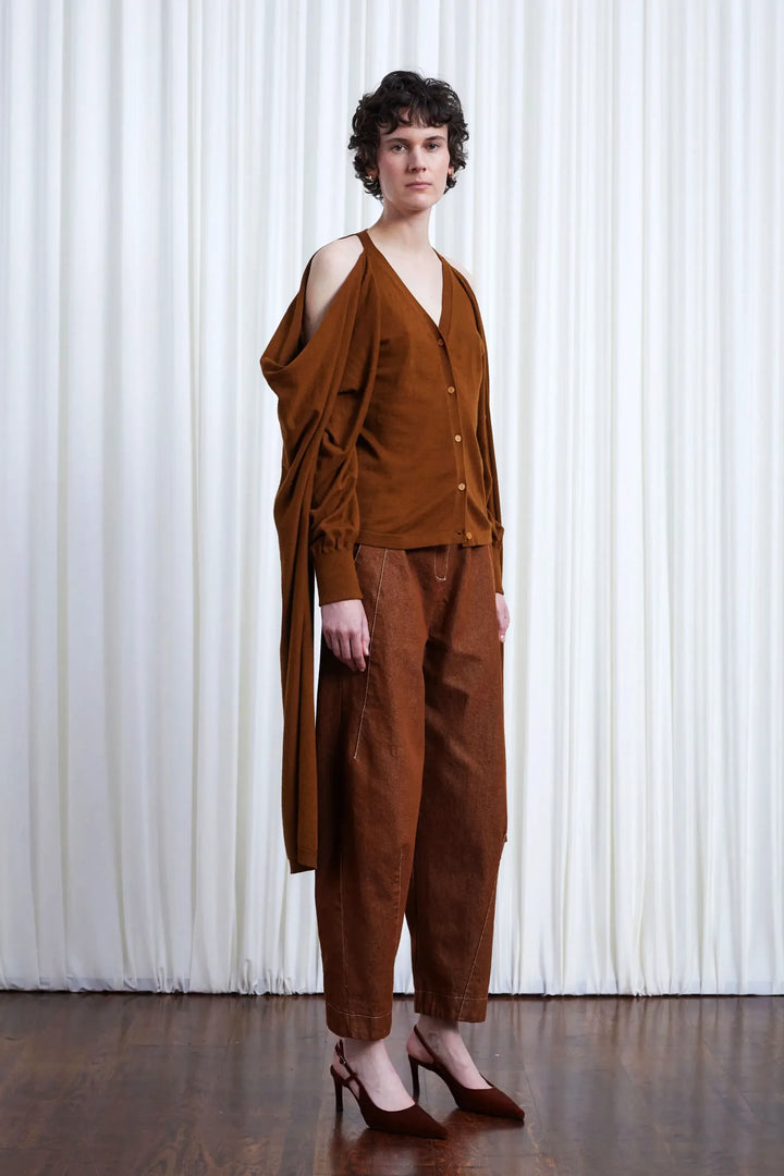 In Your Arms Cardigan, Tobacco Cotton Cashmere