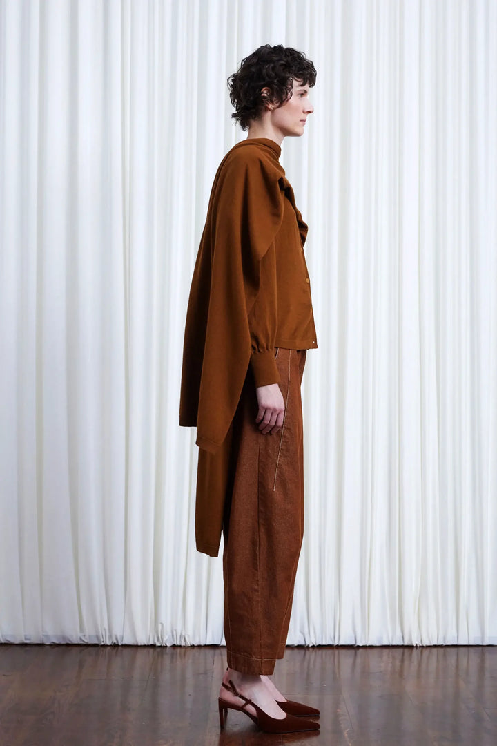 In Your Arms Cardigan, Tobacco Cotton Cashmere