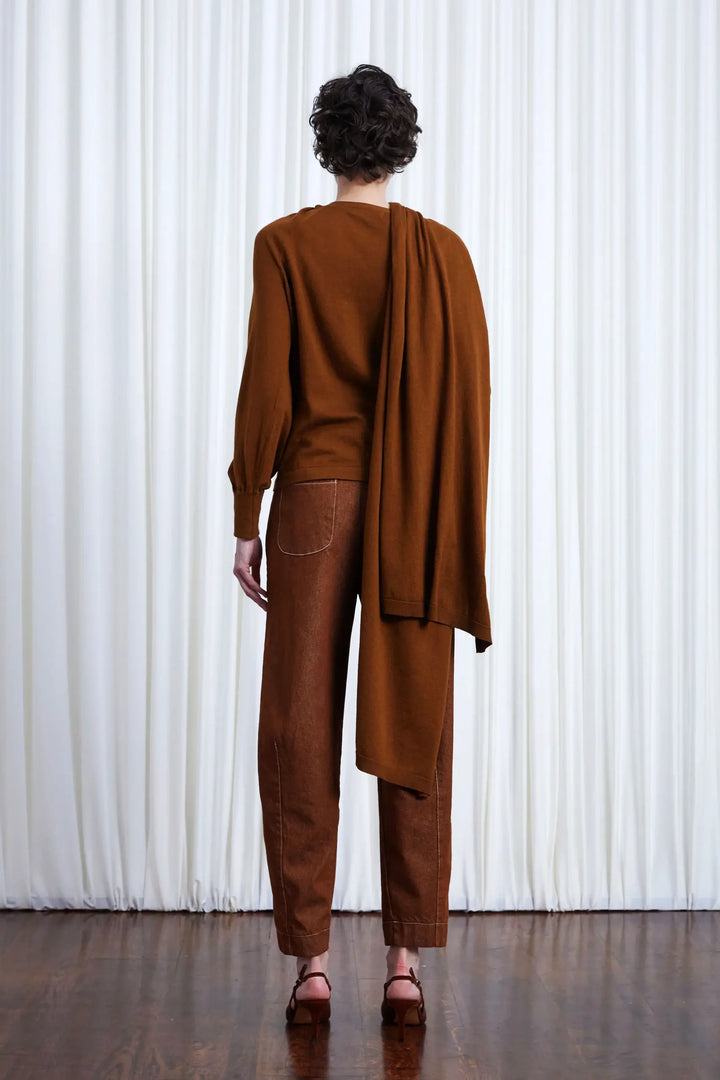 In Your Arms Cardigan, Tobacco Cotton Cashmere