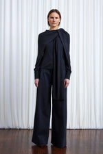 In Your Arms Cardigan, Charcoal Cotton Cashmere