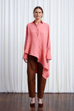 Desire Shirt, Pink Crepe