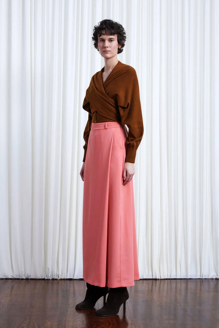 Desire Trousers, Pink Crepe
