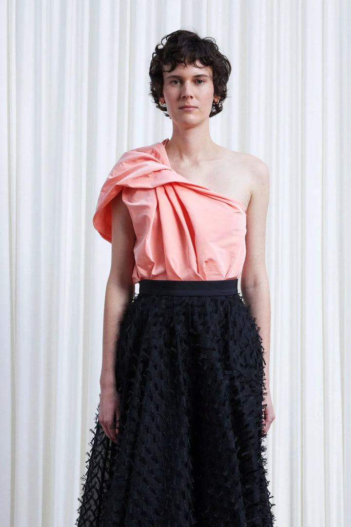 Worries Fade Top, Pink Taffeta