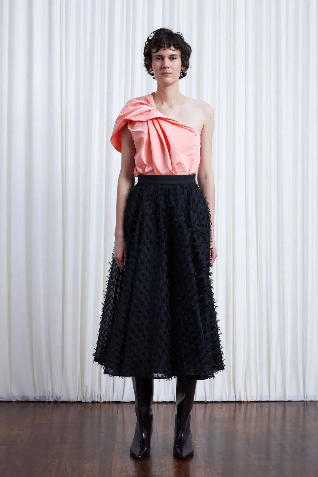 Worries Fade Top, Pink Taffeta