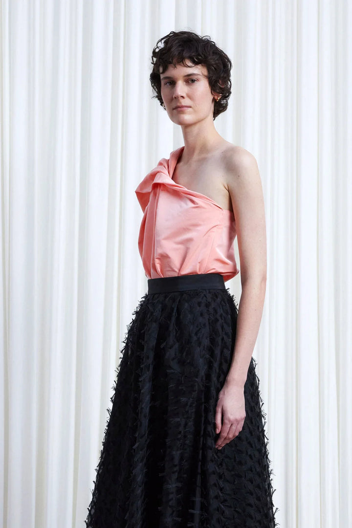 Worries Fade Top, Pink Taffeta