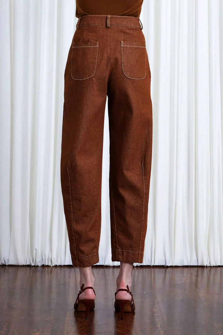 Worries Fade Jeans, Tobacco Denim