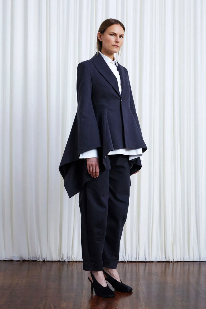 Devoted Blazer, Charcoal Denim