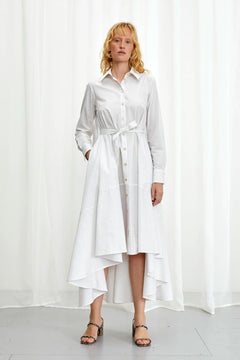 The Prosperity Dress in Striped Cotton Poplin – palmer//harding