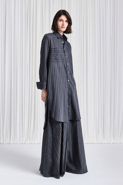 The Ease Shirt in Grey Cotton Voile – palmer//harding