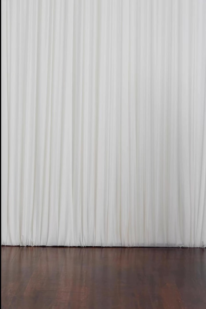 Resilient Skirt, ecru textured denim split long skirt